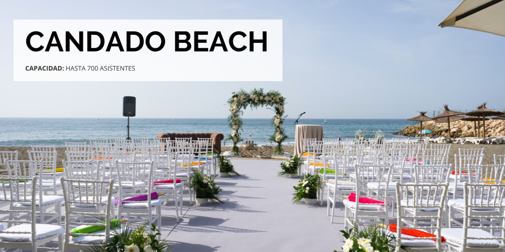 bodas en la playa Candado Beach