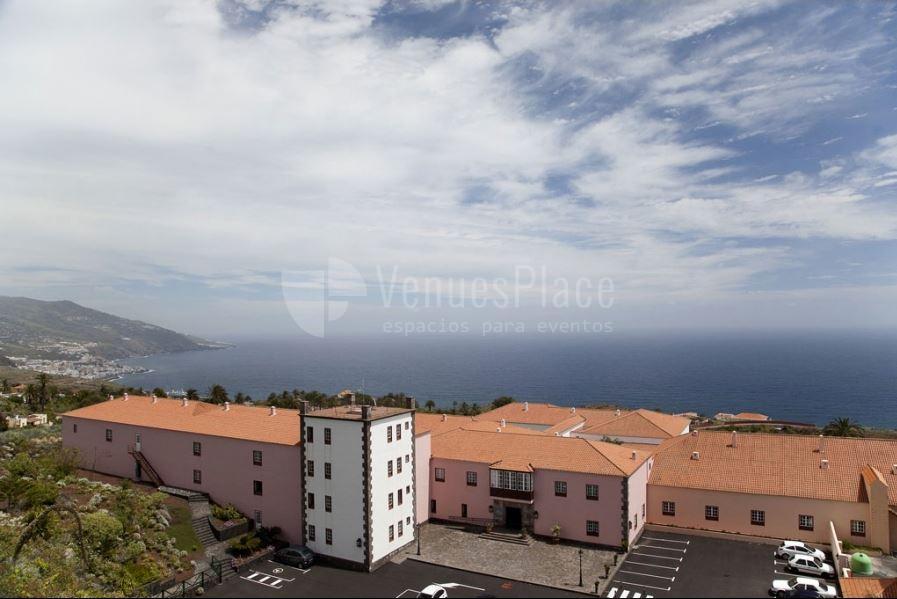 Hoteles para eventos con vistas al Océano en Parador de La Palma
